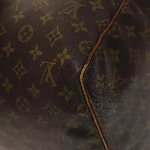 LOUIS VUITTON Monogram Keepall 55 Boston Bag M41424 LV Auth 139639 - Picture 4 of 16